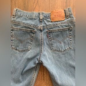 Vintage Levi’s 515 boot cut light wash/ W27 L29